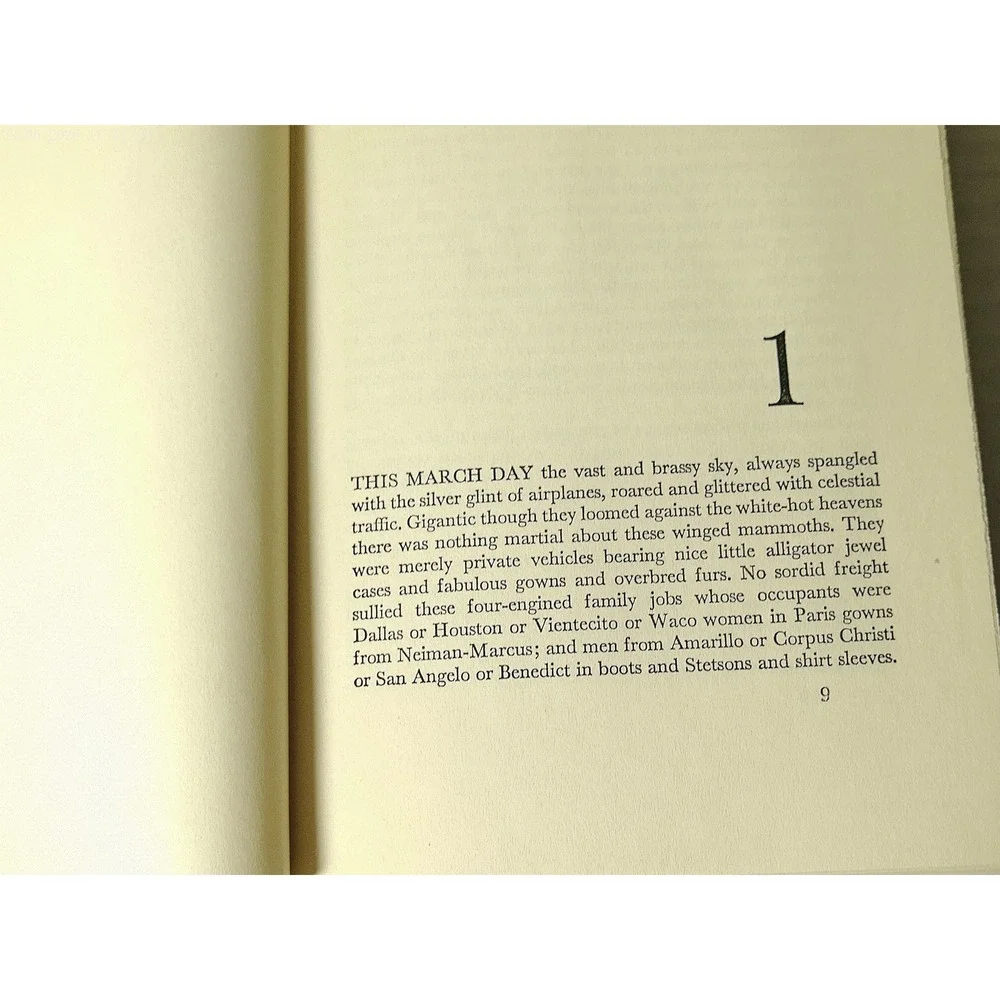 Giant Edna Ferber‎ 1952 Hardcover Book Doubleday BOMC Dust Jacket Vintage Texas